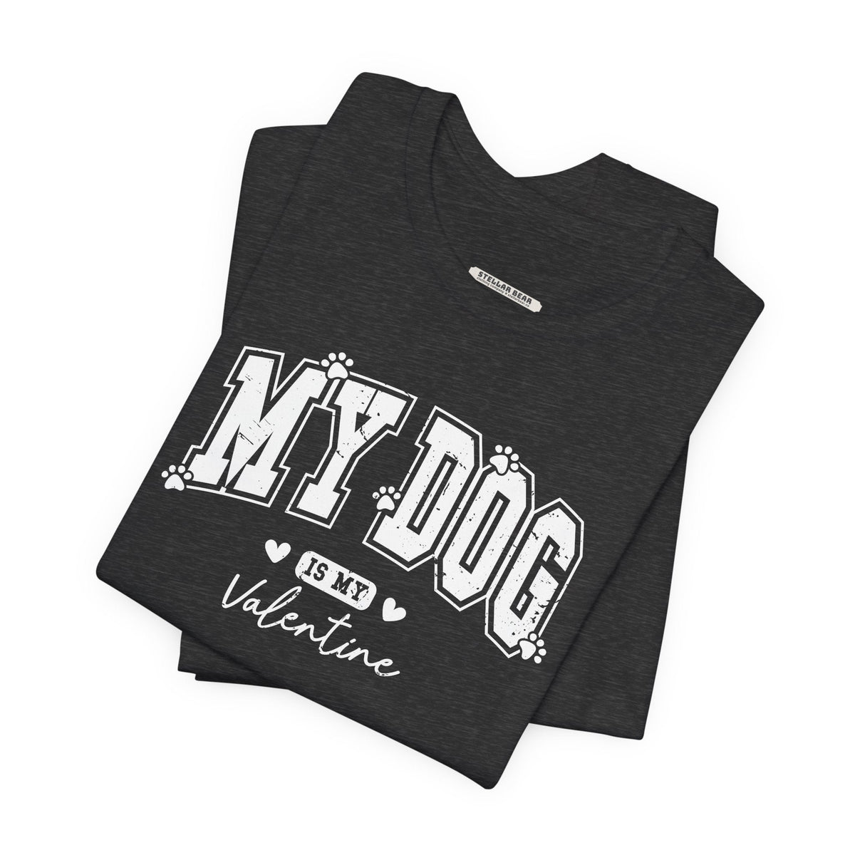 My Dog is My Valentine Graphic T-Shirt product image 4