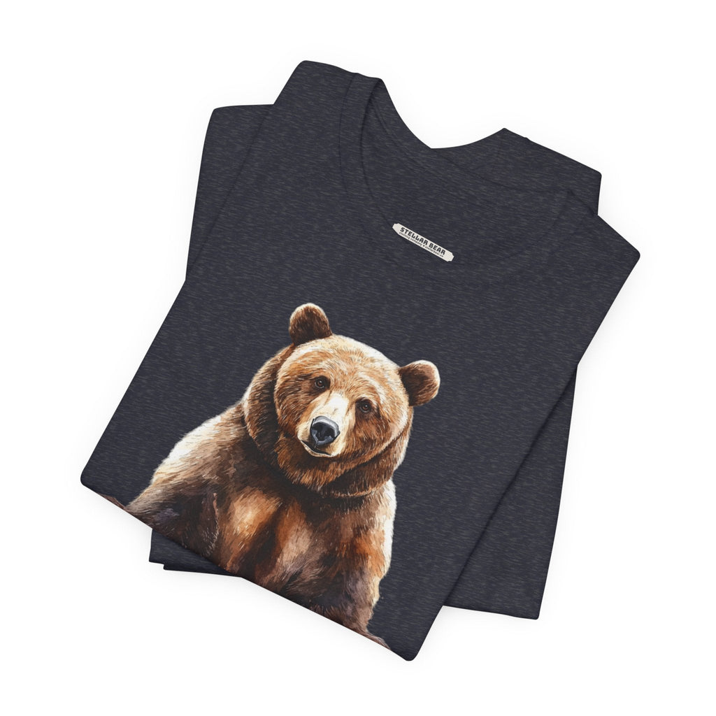 Grizzly Bear Sitting Graphic T-Shirt product image 1