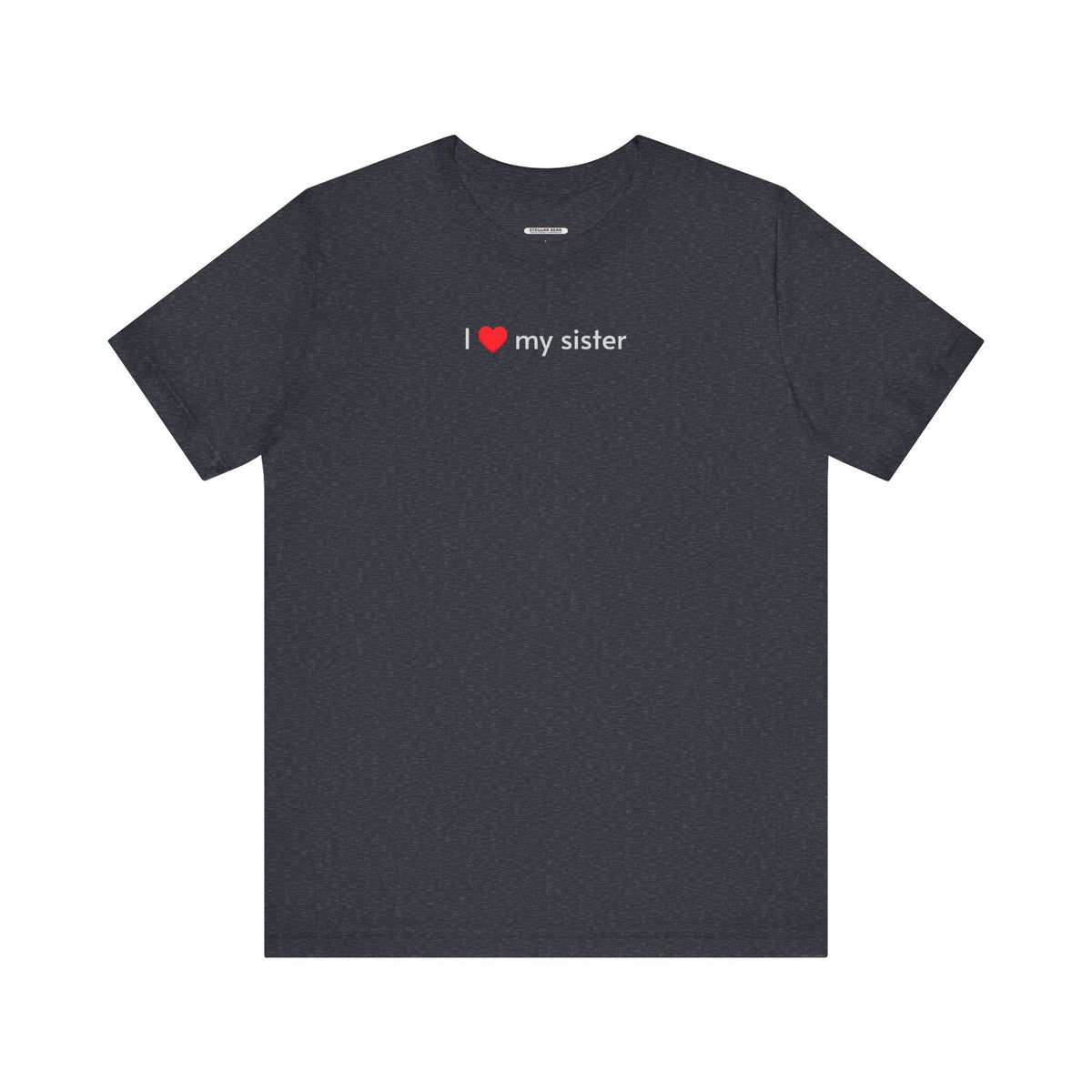 I Love My Sister Minimalist Style T-Shirt product image 12