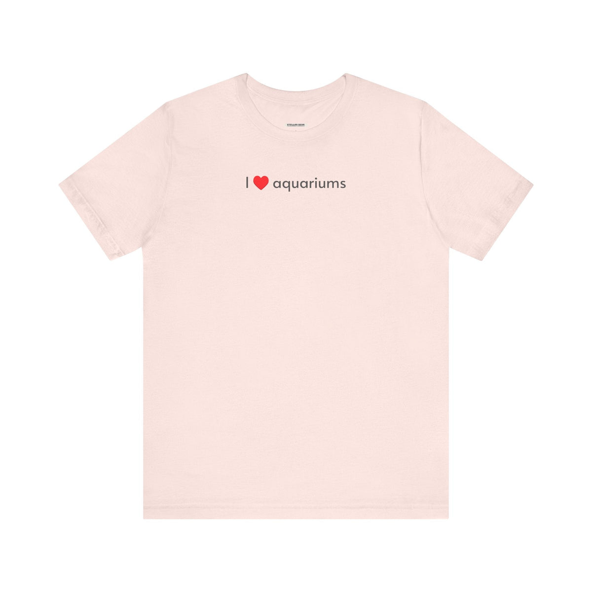 I Love Aquariums Minimalist Style T-Shirt product image 10