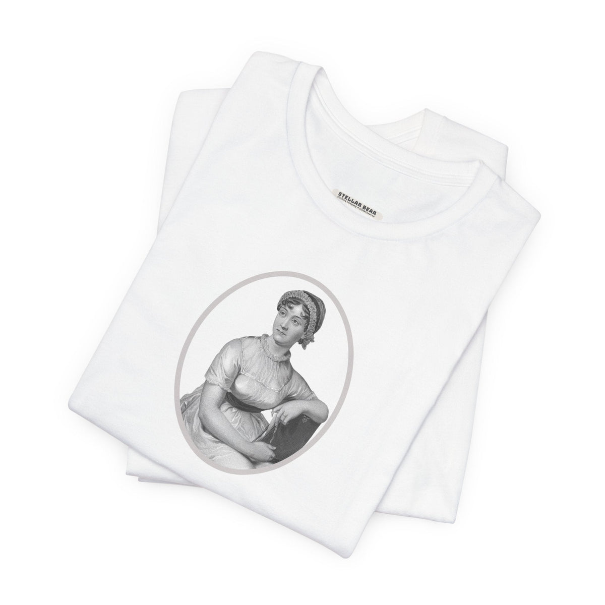 Jane Austen Portrait Vintage Graphic T-Shirt product image 5