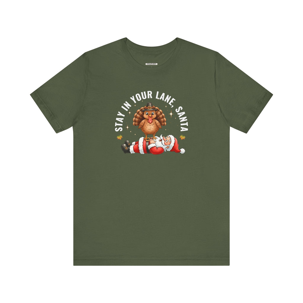 Stay in Your Lane, Santa Graphic T-Shirt product image 2