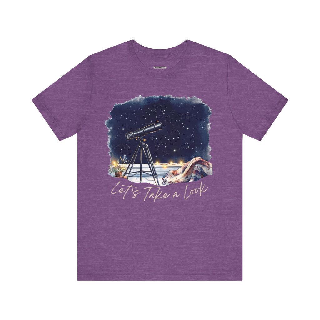 Let's Take a Look Telescope Graphic T-Shirt product image 8