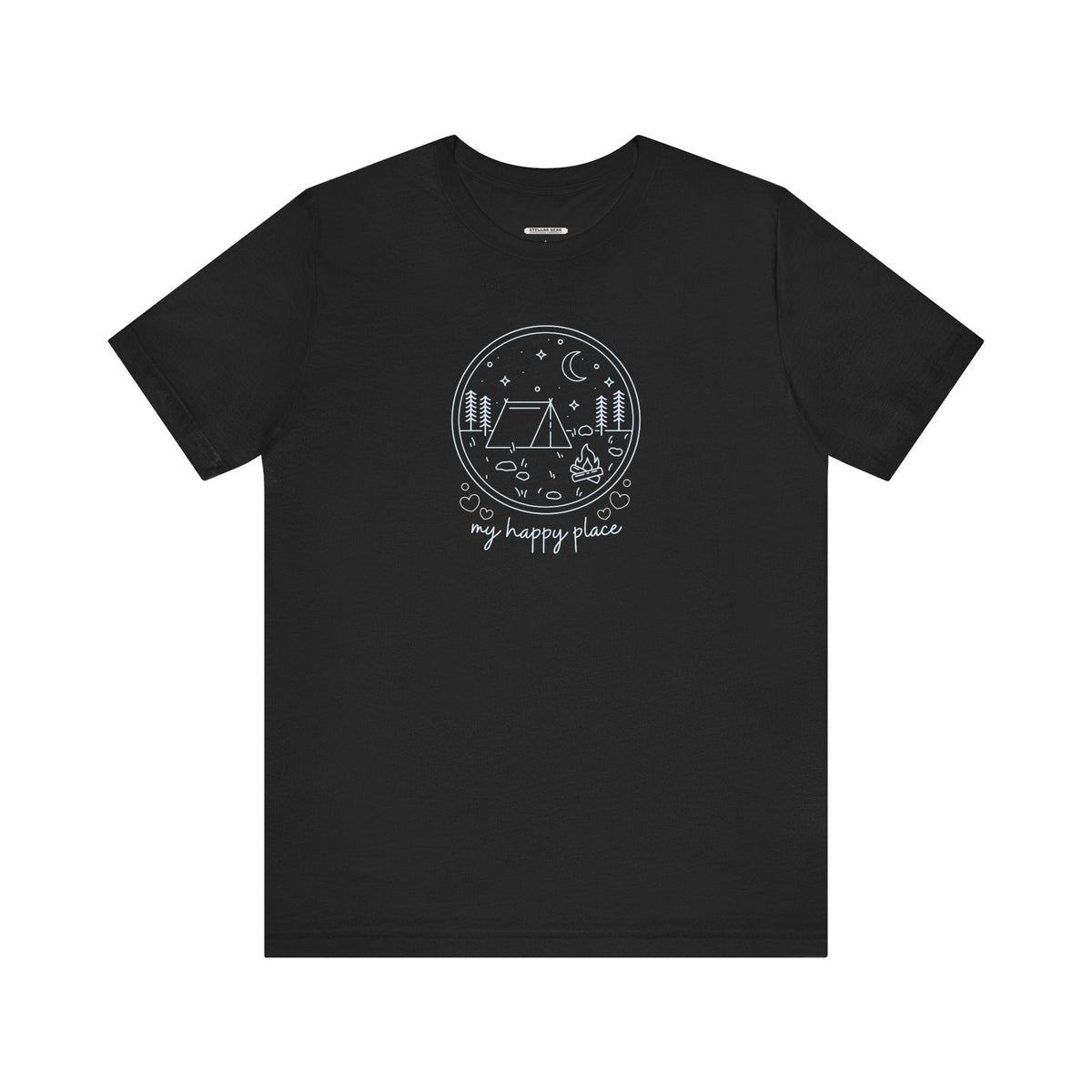 My Happy Place (Camping) Graphic T-Shirt product image 8