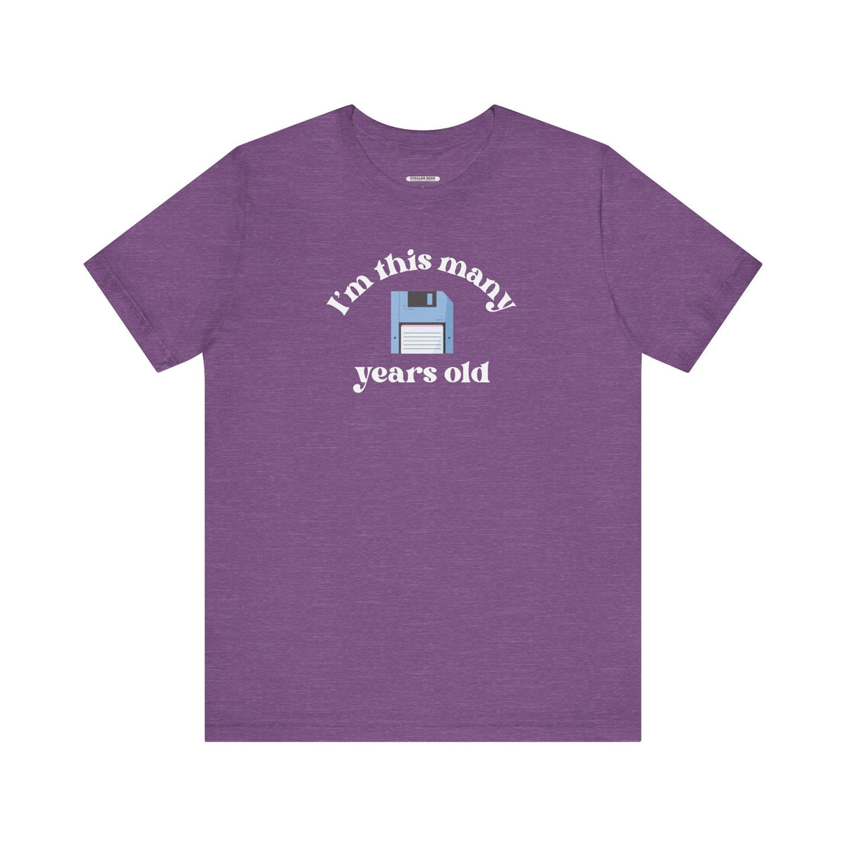 I'm This Many Years Old (Floppy Disk) Graphic T-Shirt product image 14