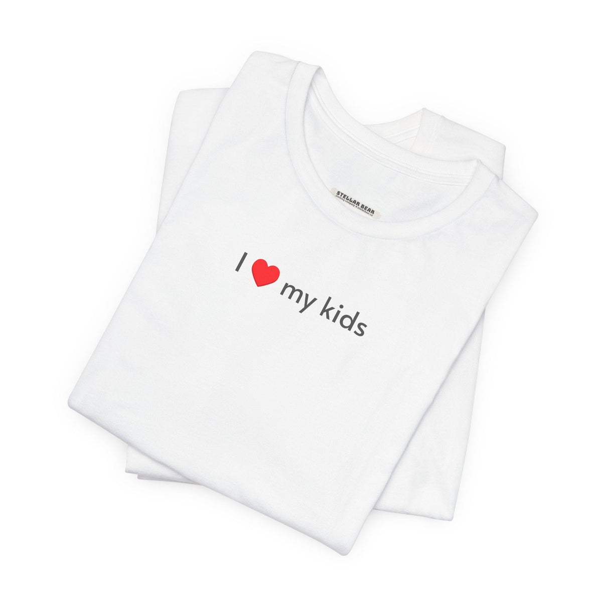 I Love My Kids Minimalist Style T-Shirt product image 3