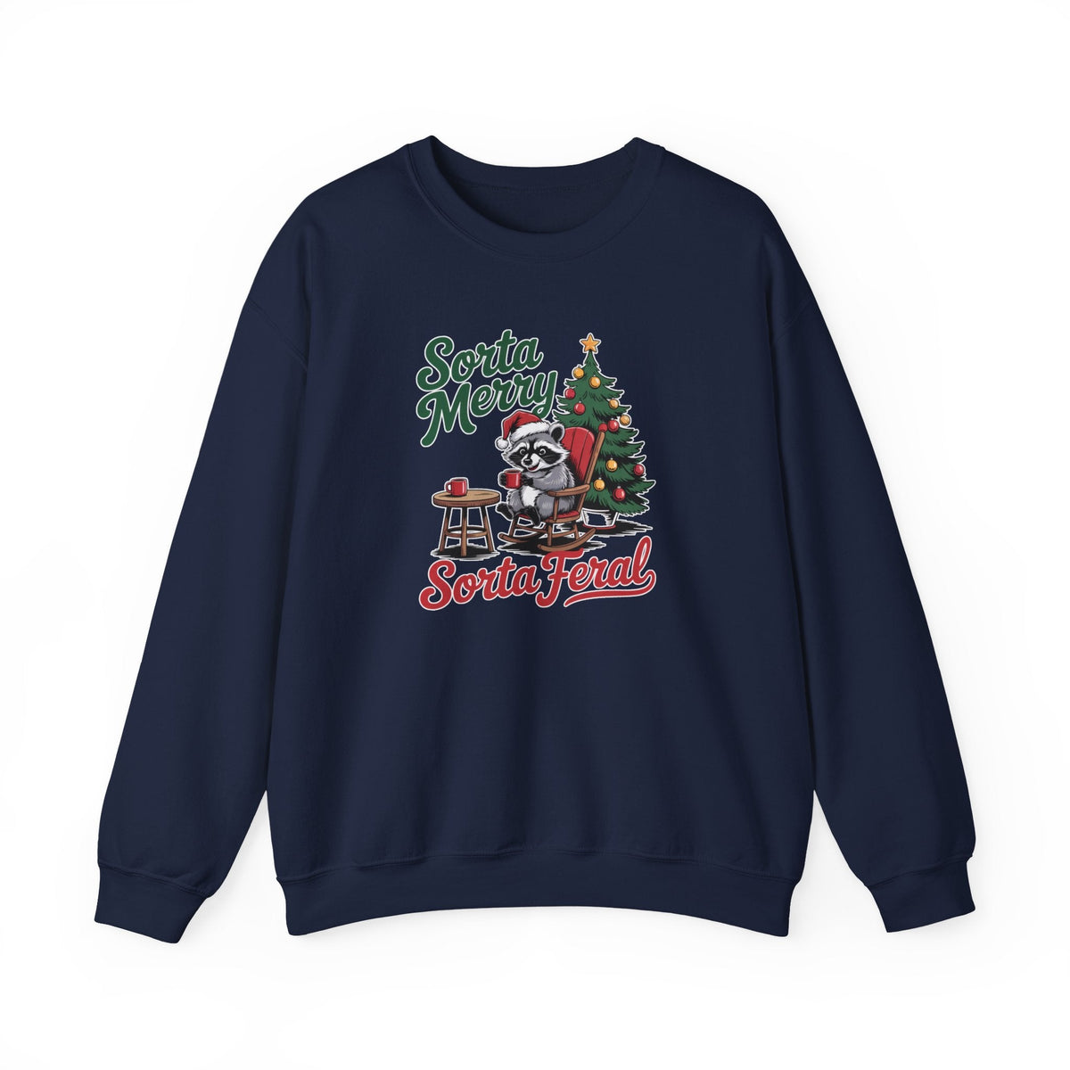 Sorta Merry Feral Graphic Sweatshirt product image 2