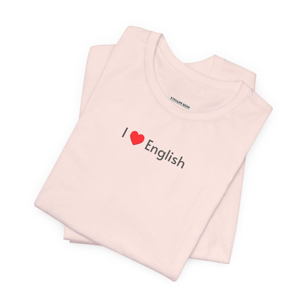 I Love English Minimalist Style T-Shirt product image 5