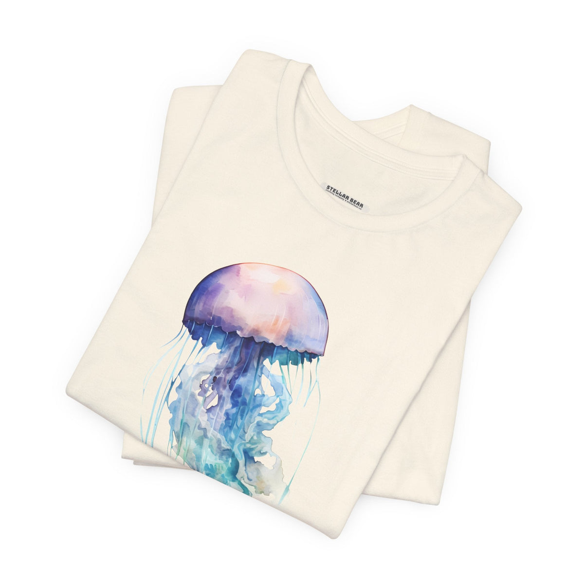 Jellyfish Lavender Green Graphic T-Shirt product image 4