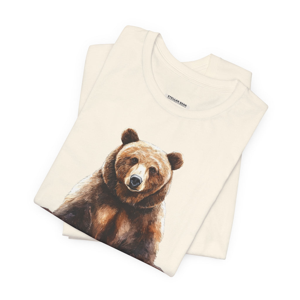 Grizzly Bear Sitting Graphic T-Shirt product image 5