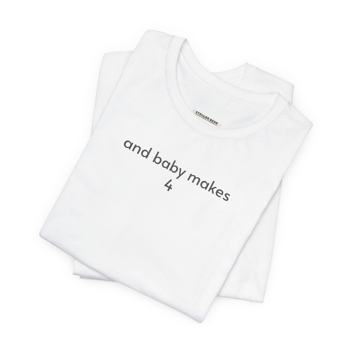 And Baby Makes (Personalized Number) T-Shirt product image 2