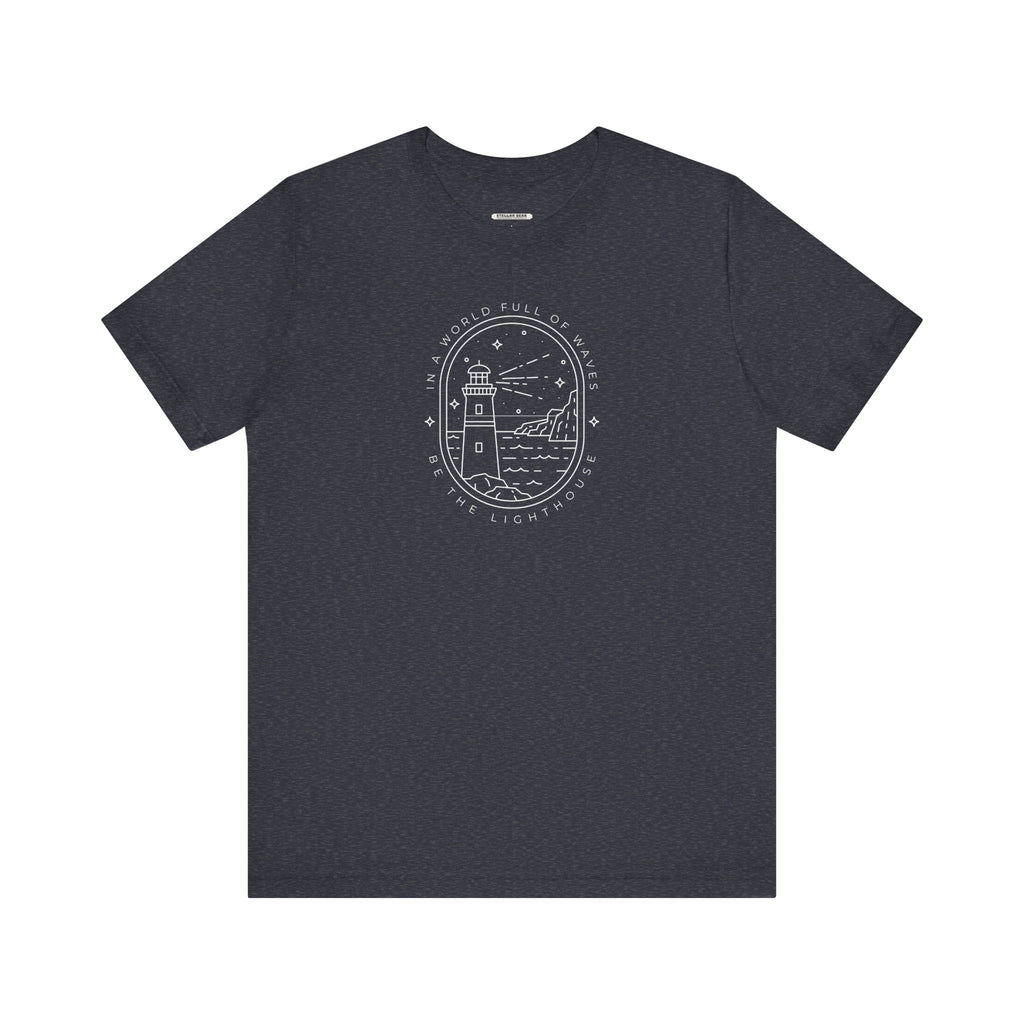 In a World Full of Waves, Be the Lighthouse Graphic T-Shirt product image 6