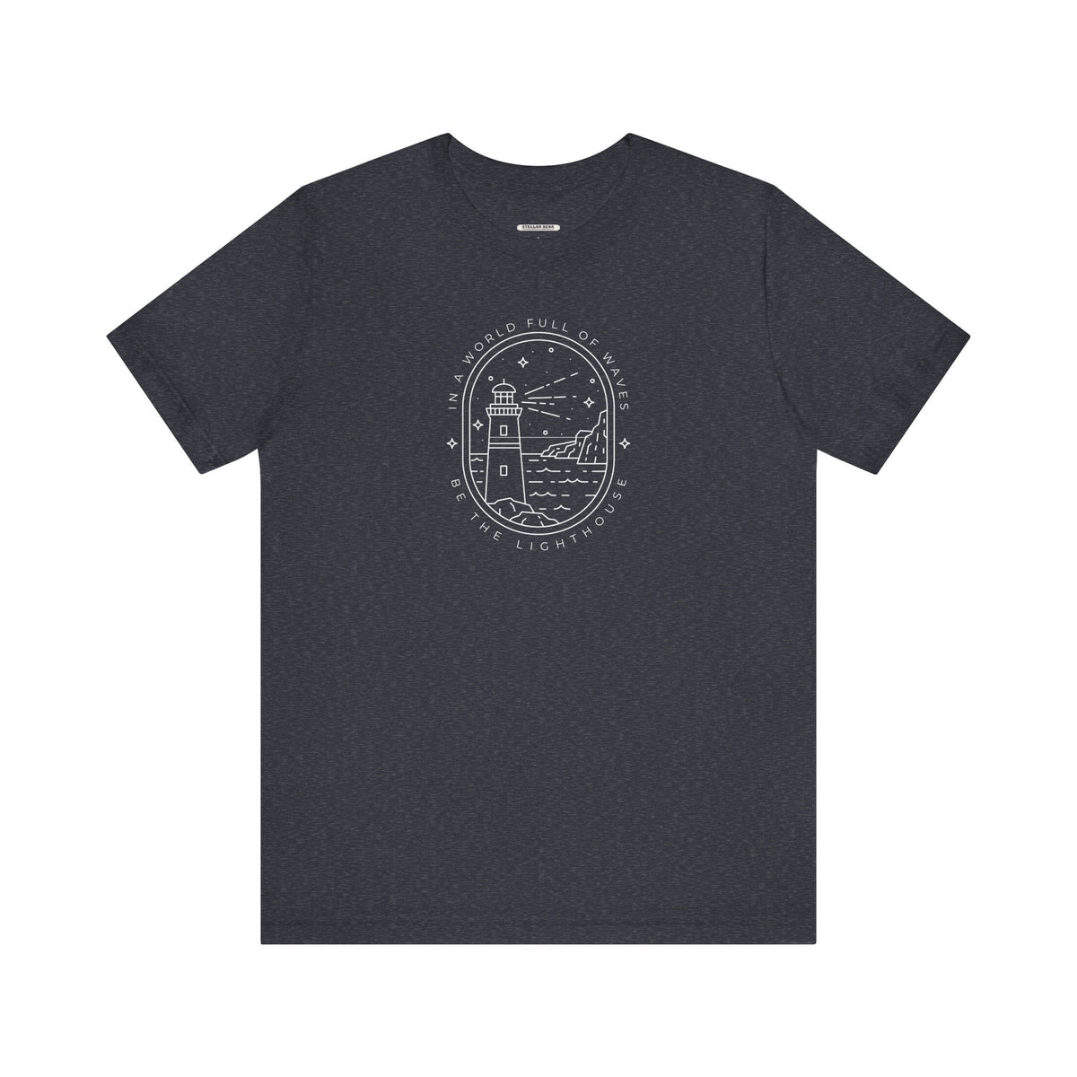 In a World Full of Waves, Be the Lighthouse Graphic T-Shirt product image 6