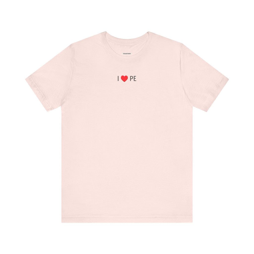 I Love PE Minimalist Style T-Shirt product image 13