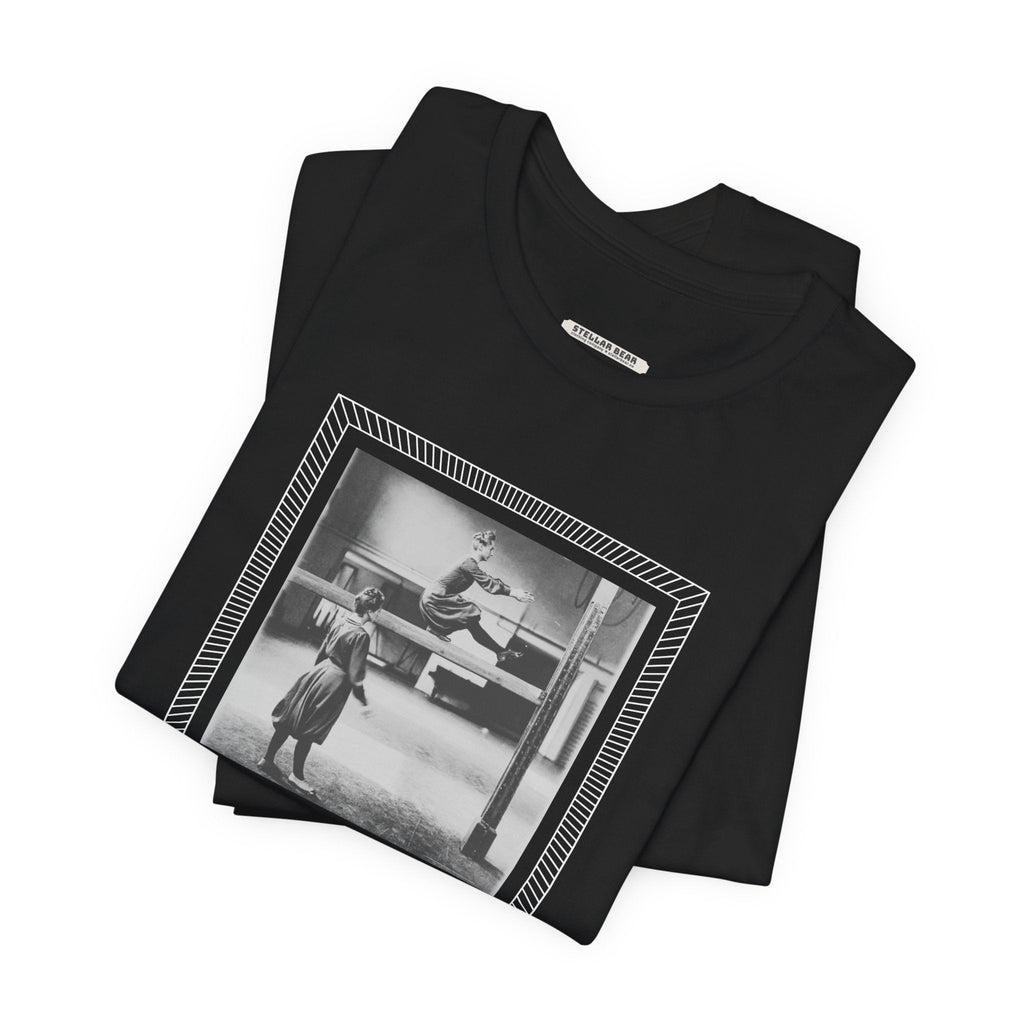 On the Balance Beam 1902 Vintage Graphic T-Shirt product image 4