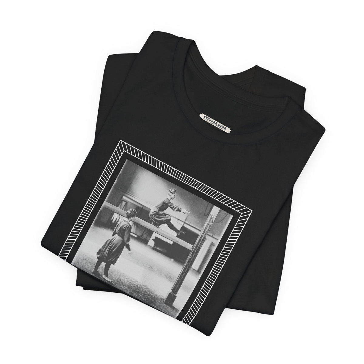 On the Balance Beam 1902 Vintage Graphic T-Shirt product image 4