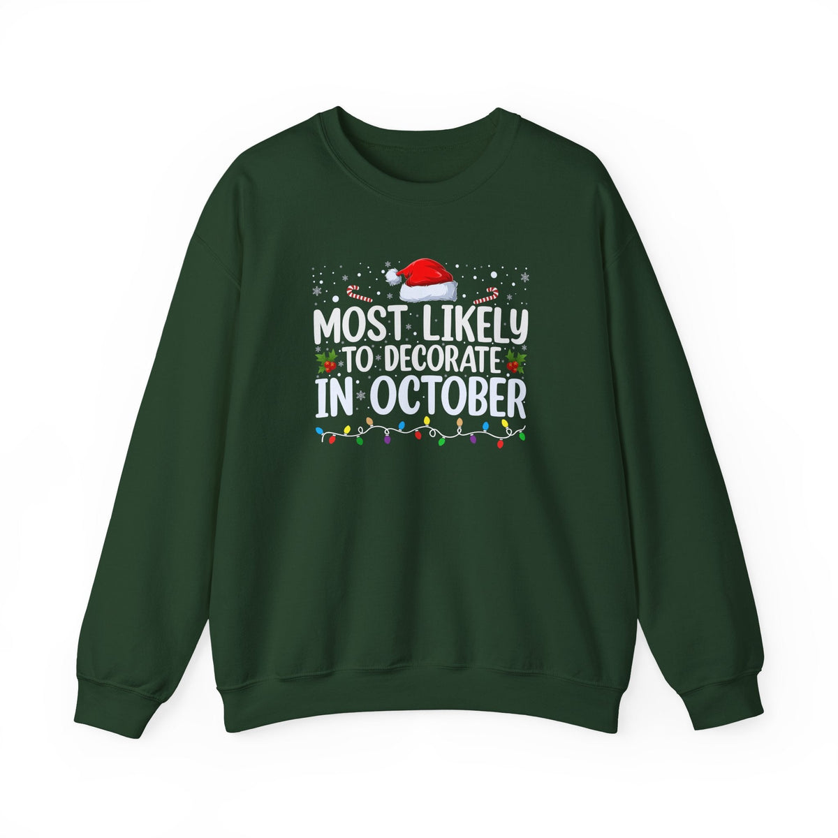 Most Likely to Decorate in October Graphic Sweatshirt product image 5