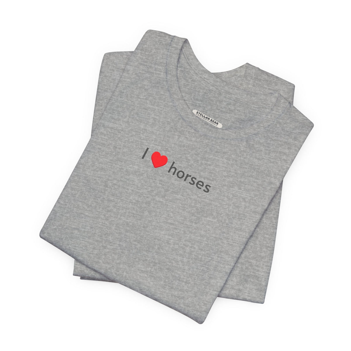 I Love Horses Minimalist Style T-Shirt product image 6