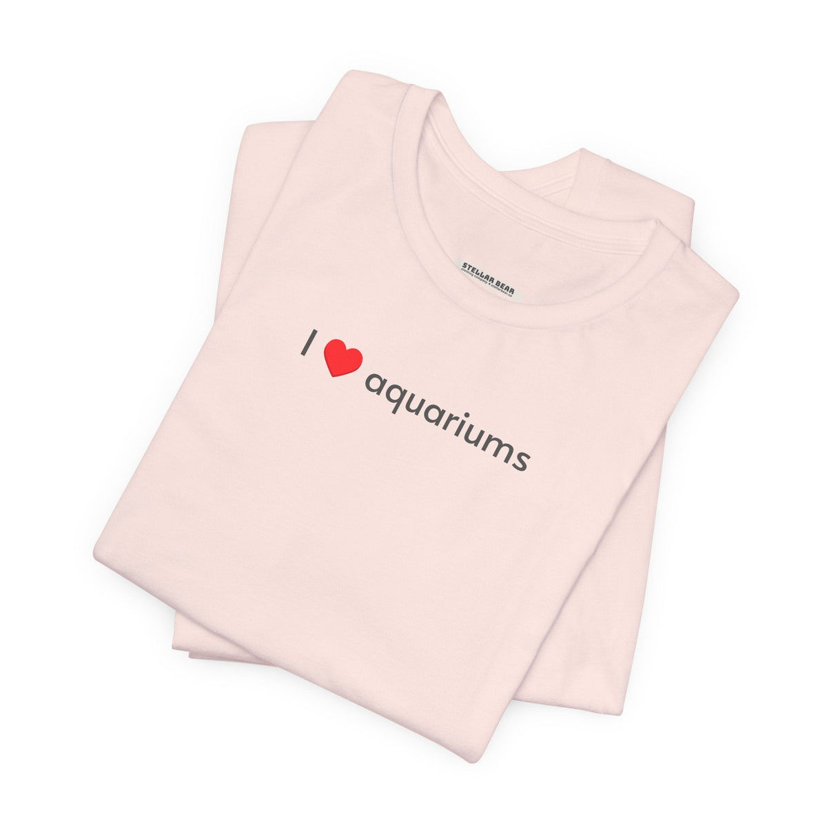 I Love Aquariums Minimalist Style T-Shirt product image 3