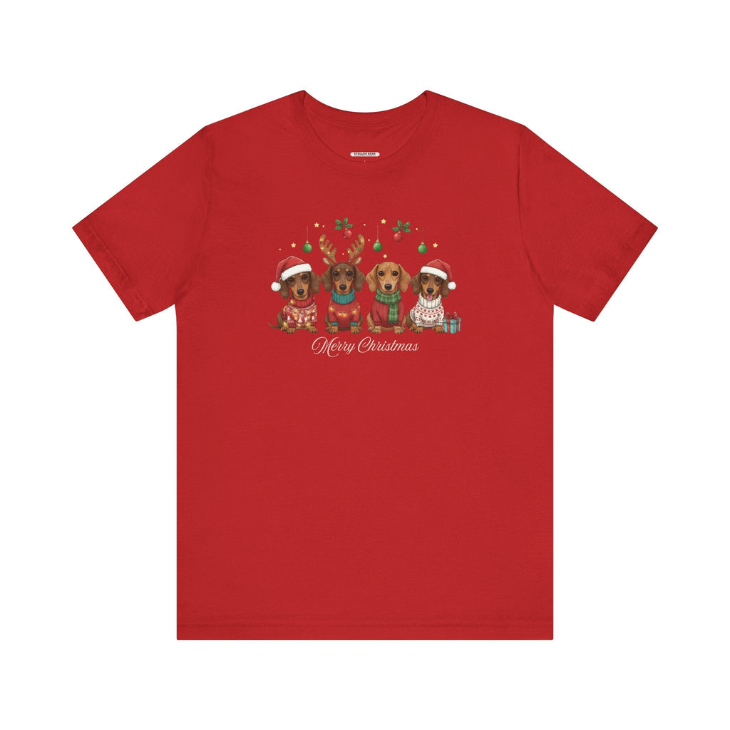 Dachshund Merry Christmas Graphic T-Shirt product image 10