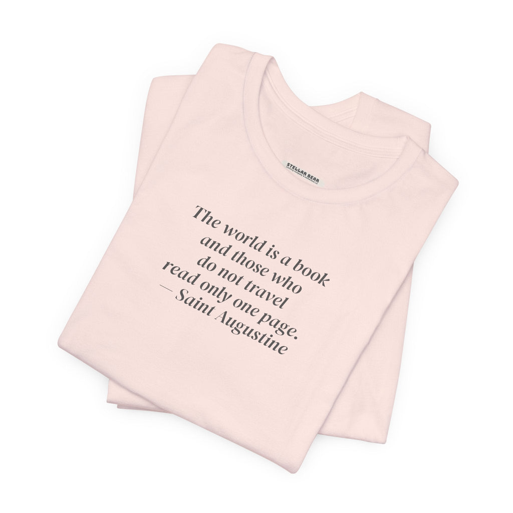 The World is a Book ... Travel Minimalist Style T-Shirt product image 5