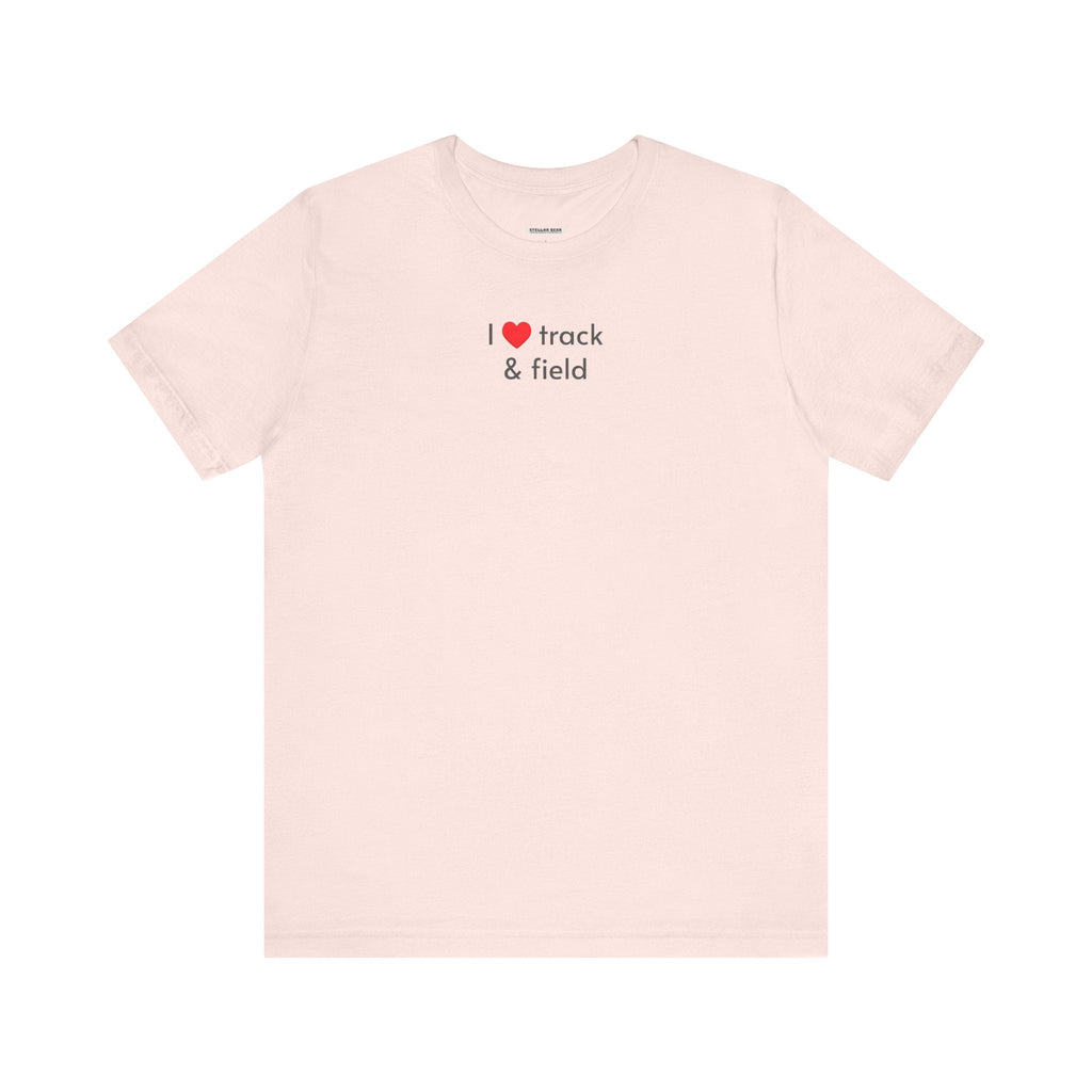 I Love Track & Field Minimalist Style T-Shirt product image 13