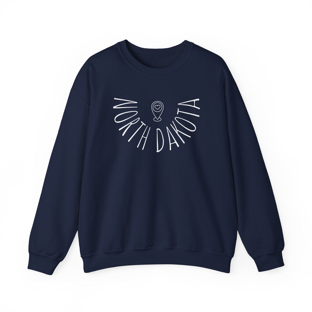 North Dakota Liquid Letters Graphic Sweatshirt product image 3