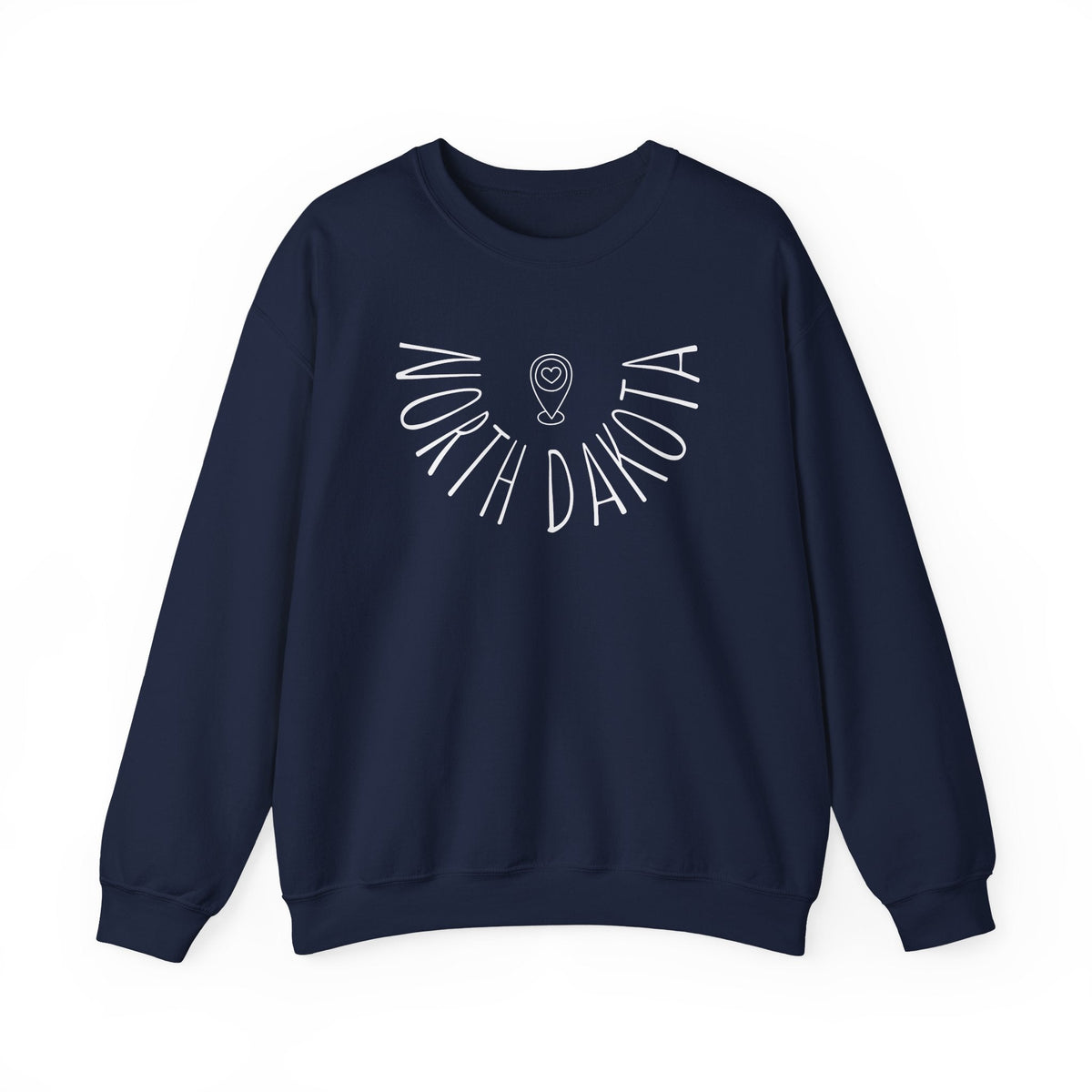 North Dakota Liquid Letters Graphic Sweatshirt product image 3