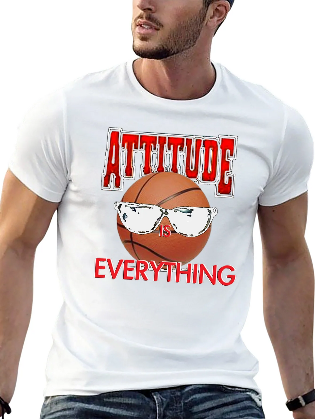 Attitude Is Everything Basketball Graphic T-Shirt product image 12