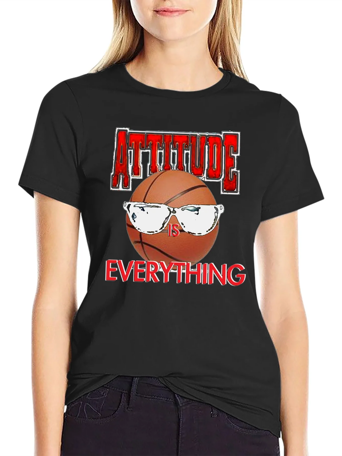 Attitude Is Everything Basketball Graphic T-Shirt product image 2
