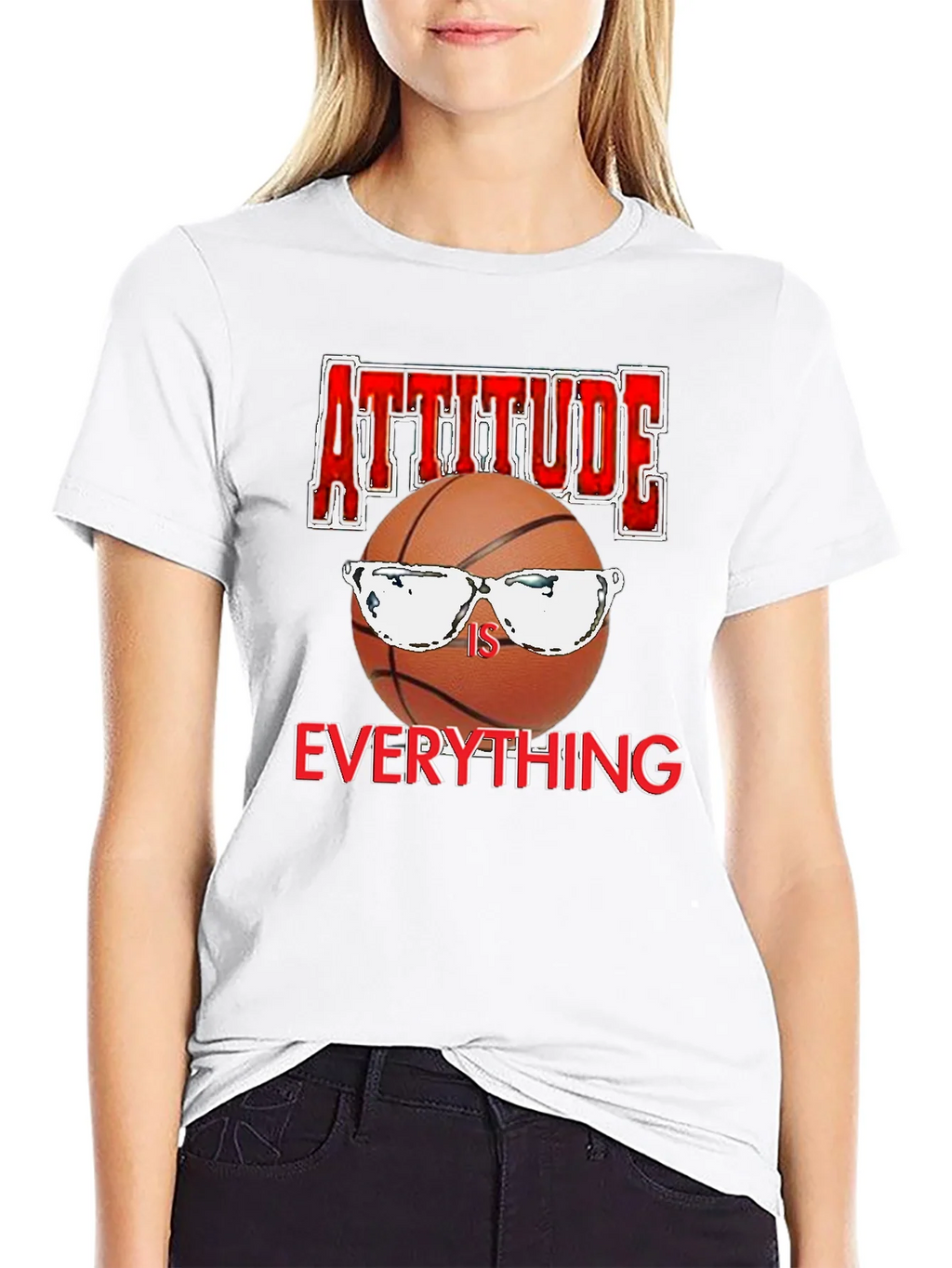 Attitude Is Everything Basketball Graphic T-Shirt product image 8
