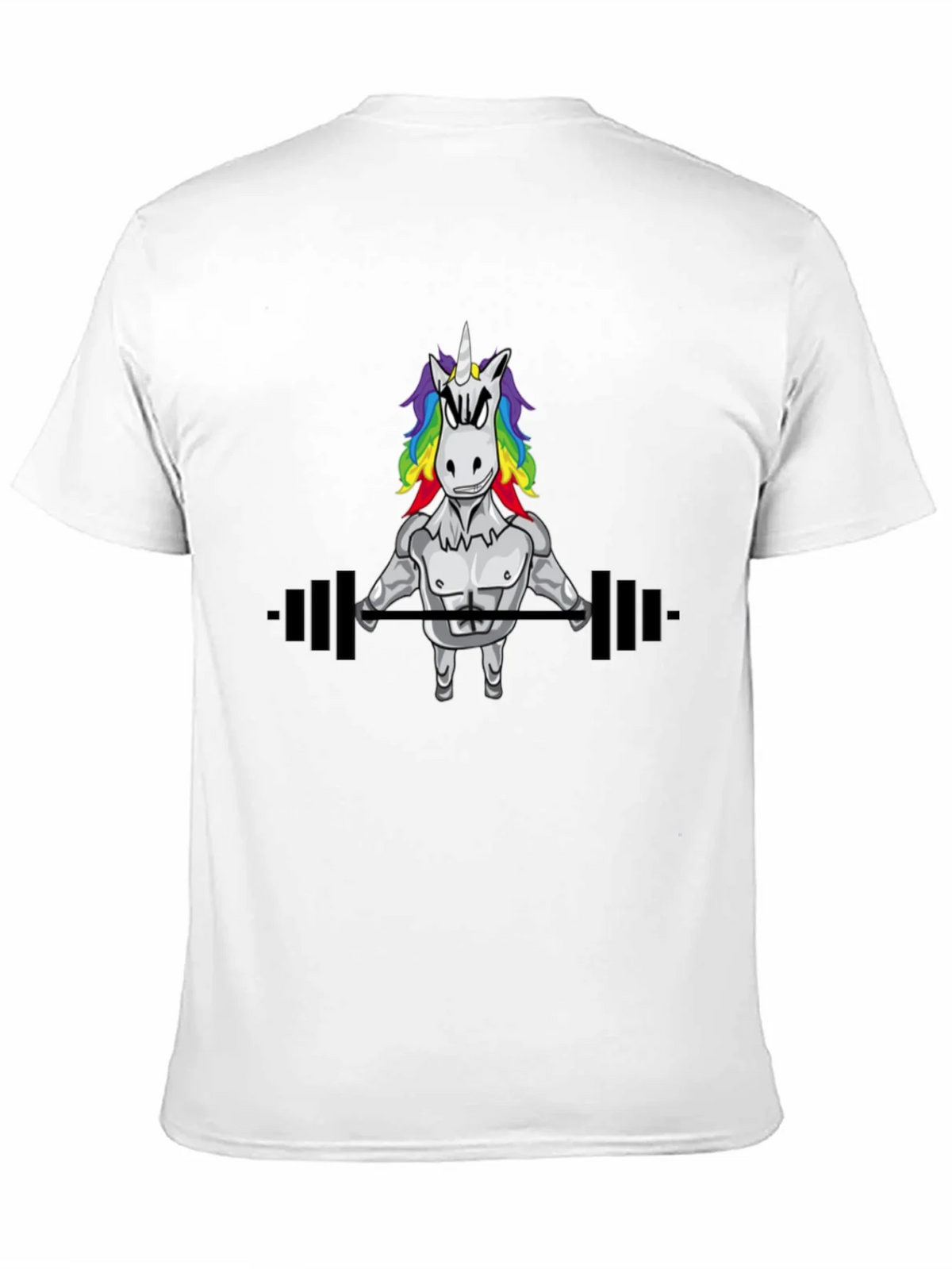 Unicorn Gym Black T-Shirt product image 7