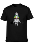 Unicorn Gym Black T-Shirt product image 1