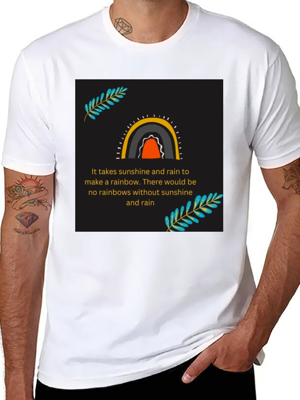 Rainbow Sunshine and Rain T-Shirt product image 7