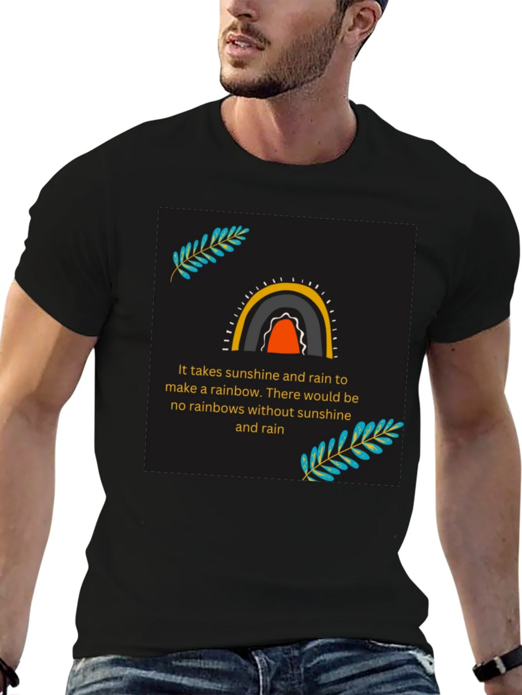 Rainbow Sunshine and Rain T-Shirt product image 6