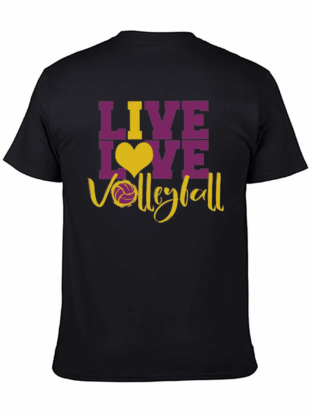 Live Love Volleyball Graphic T-Shirt product image 4