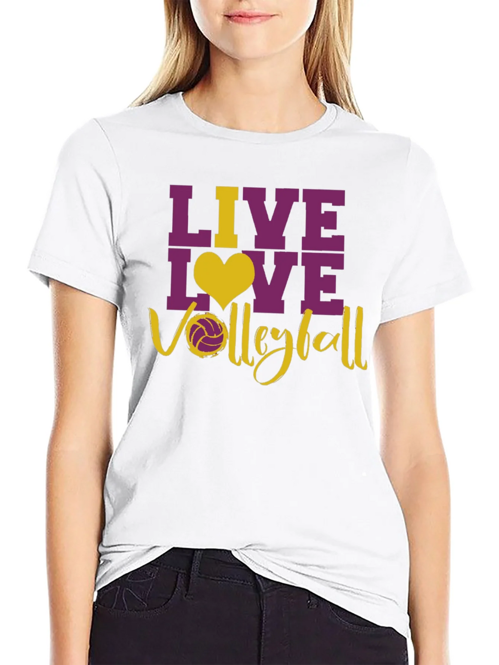Live Love Volleyball Graphic T-Shirt product image 8