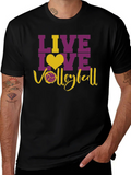 Live Love Volleyball Graphic T-Shirt product image 1