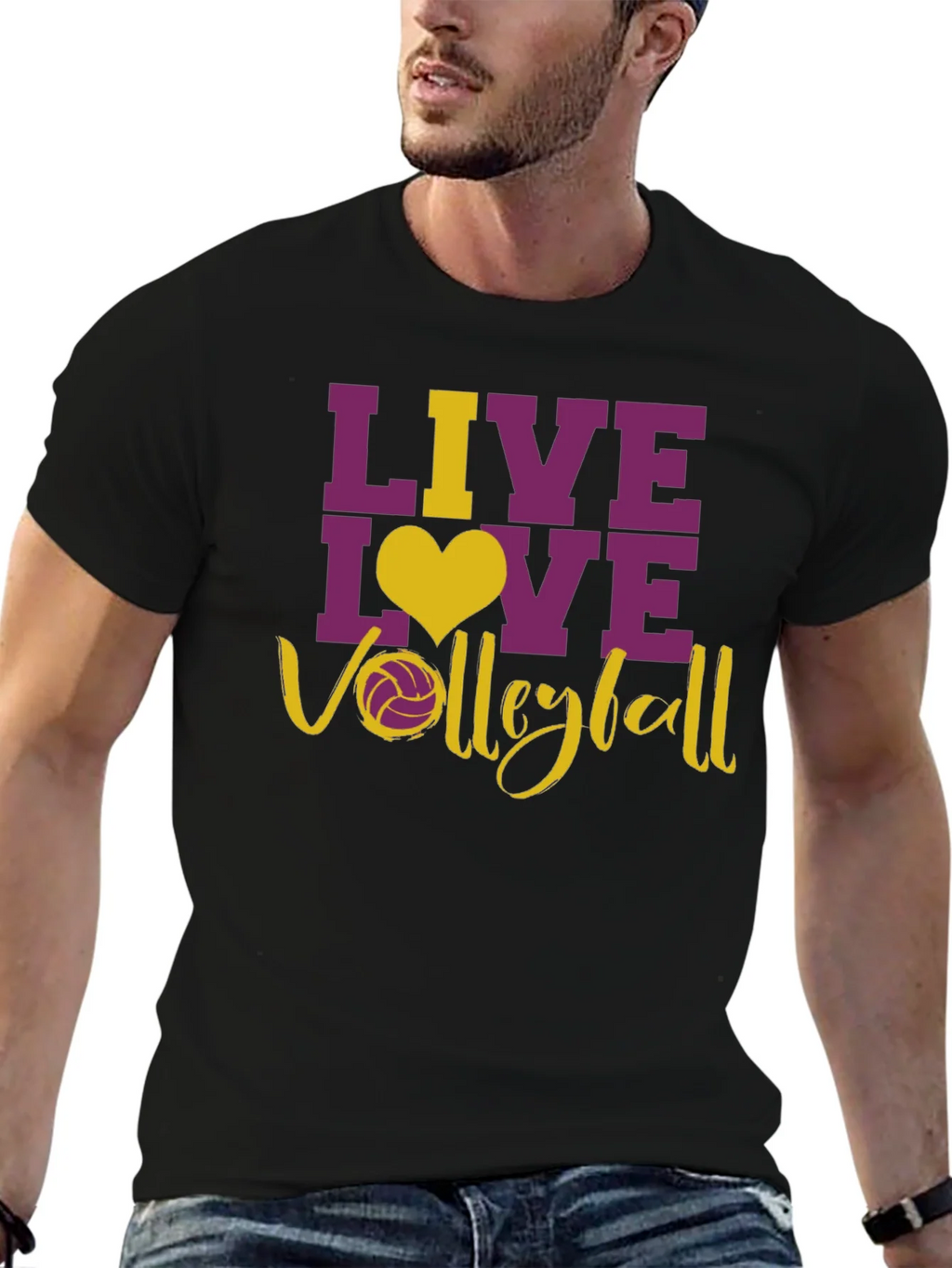 Live Love Volleyball Graphic T-Shirt product image 6