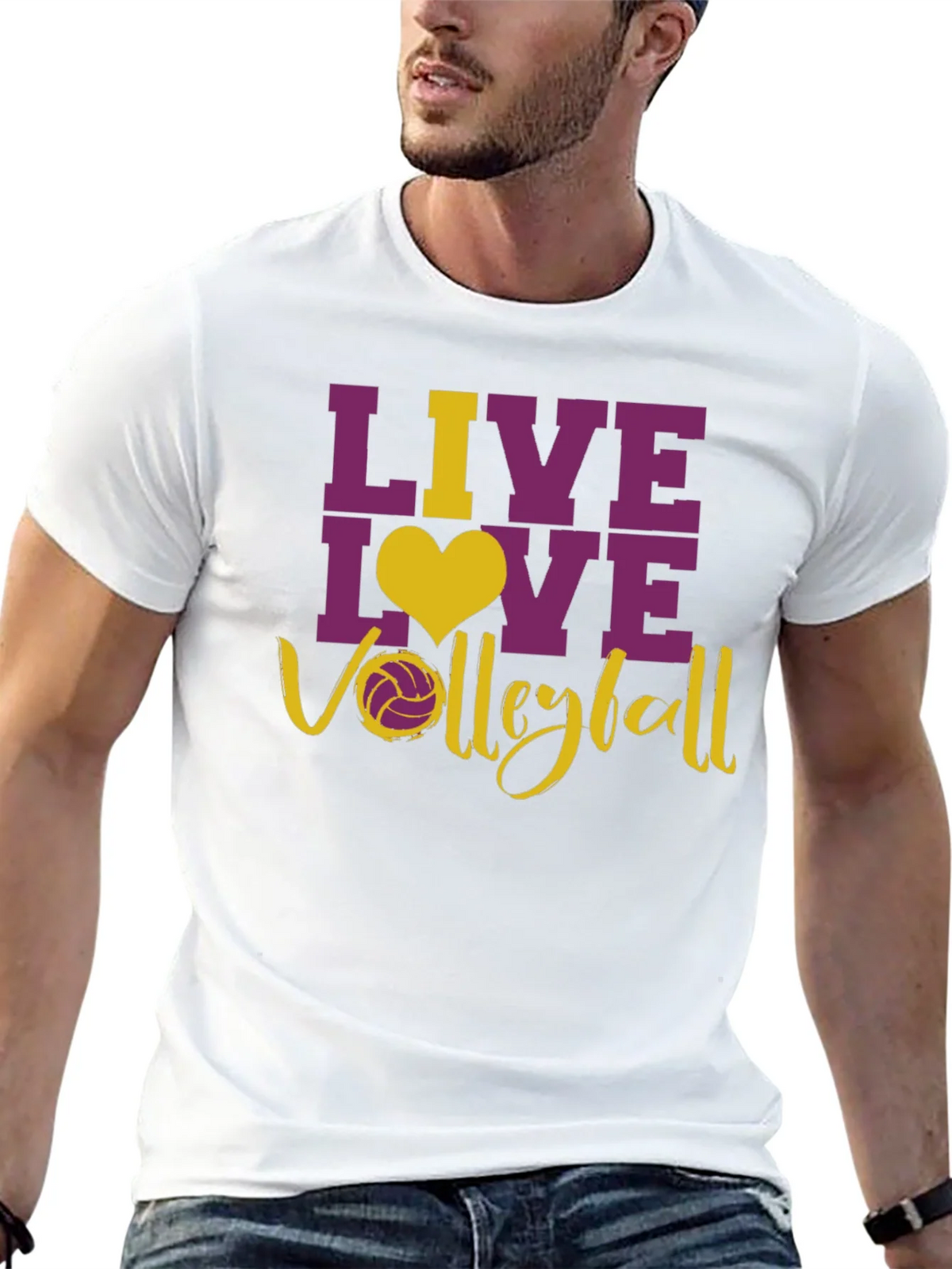 Live Love Volleyball Graphic T-Shirt product image 12