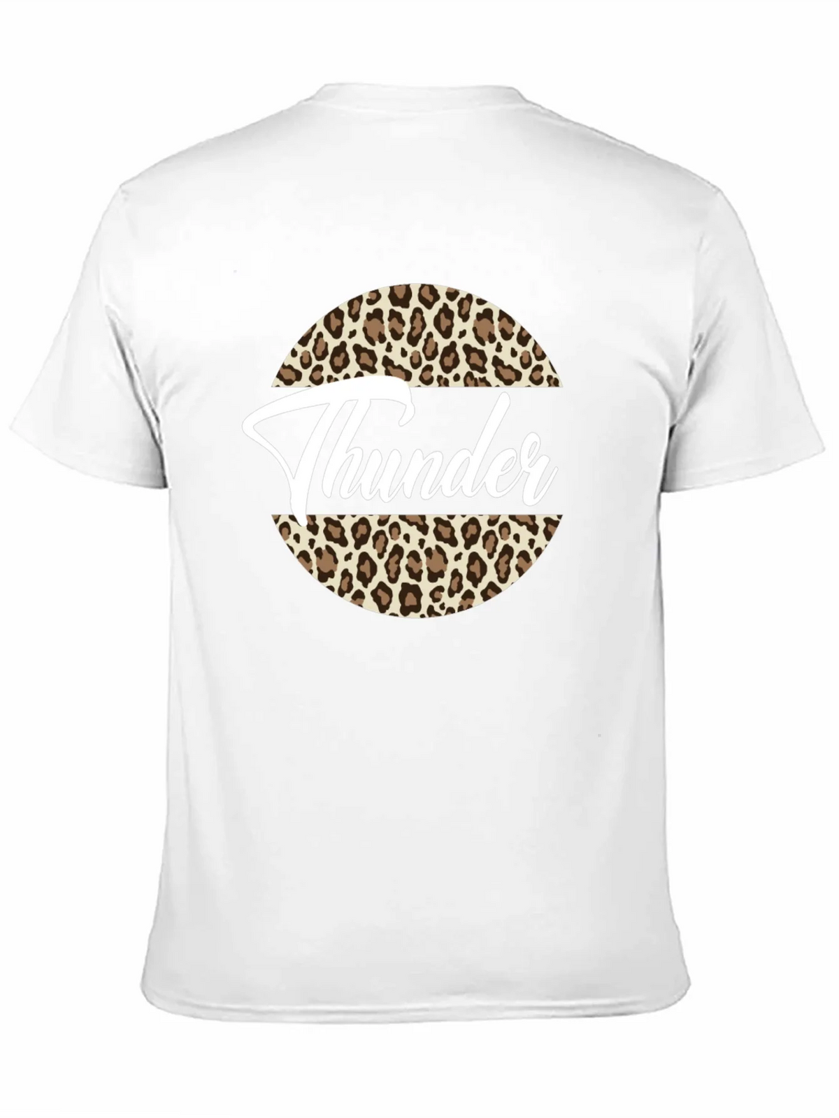Thunder Leopard Print Graphic Tee - Black T-Shirt product image 10