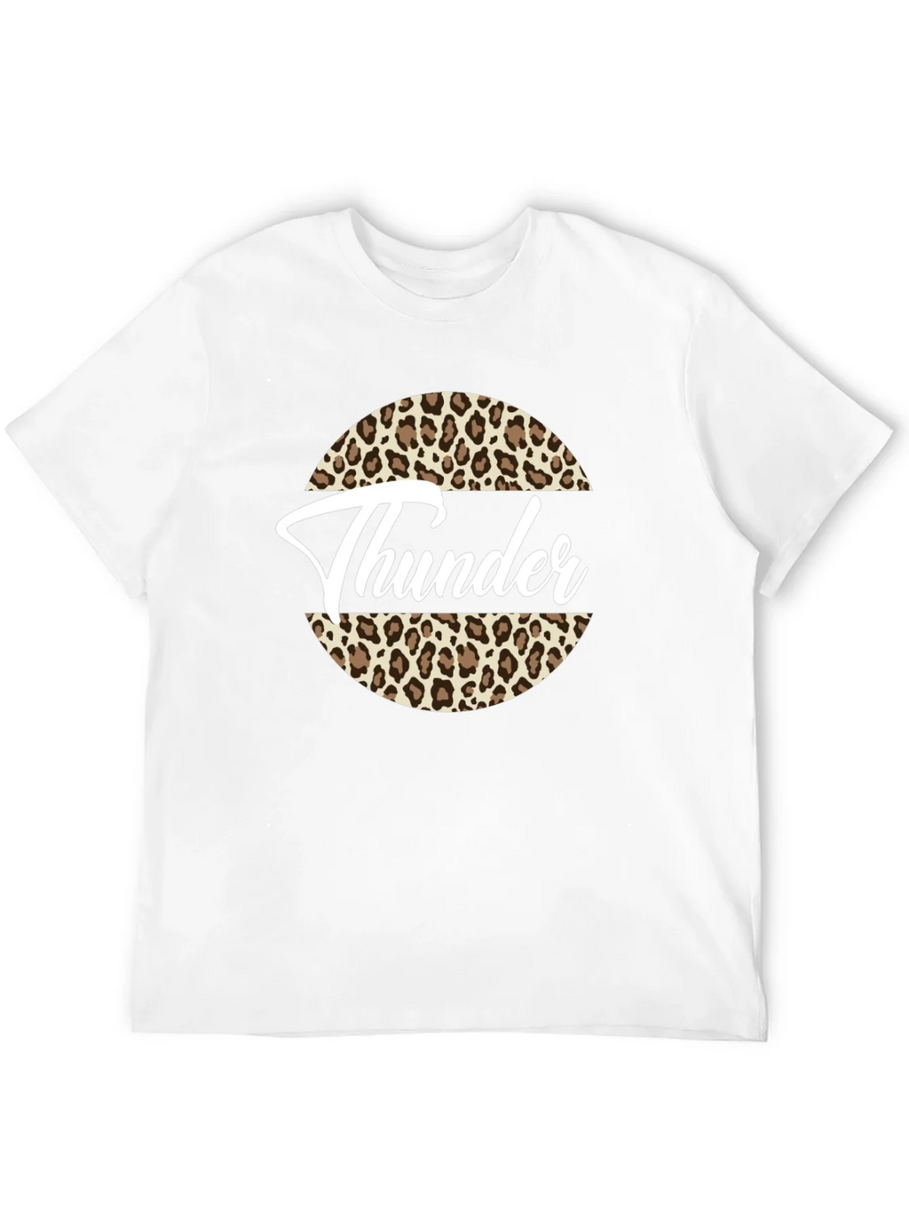Thunder Leopard Print Graphic Tee - Black T-Shirt product image 11