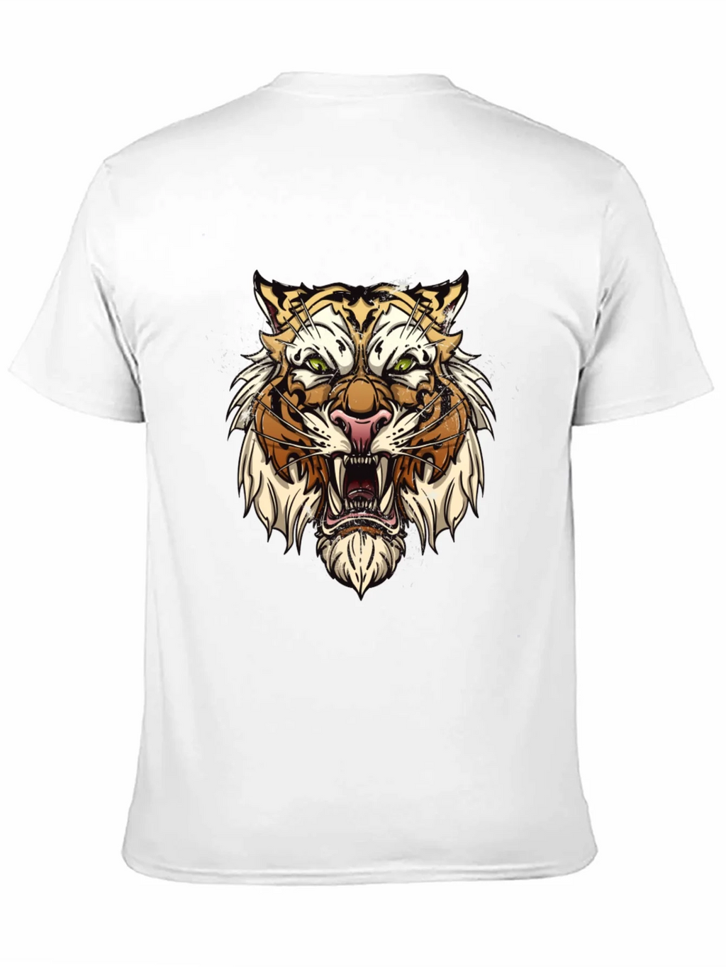 Tiger Graphic Tee - Fierce Animal Print Black T-Shirt product image 4