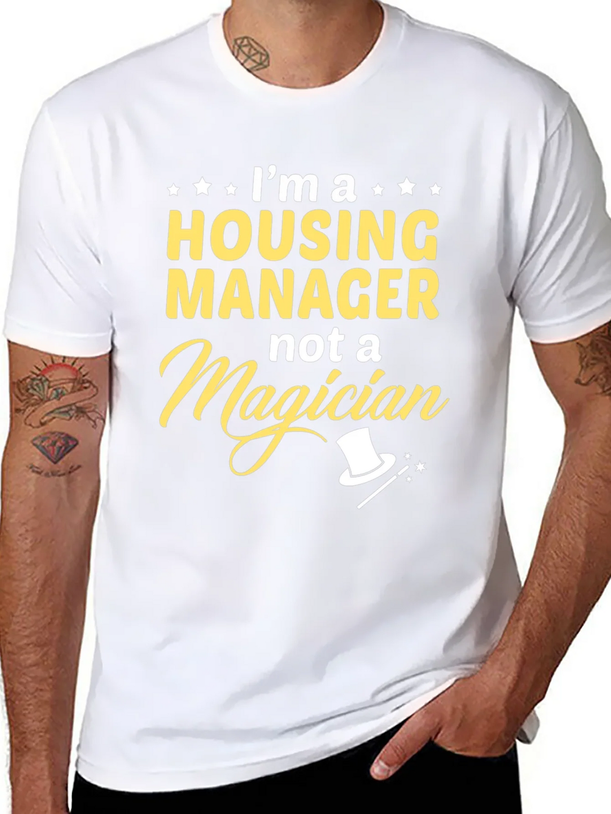 Housing Manager Not a Magician Graphic Tee product image 7