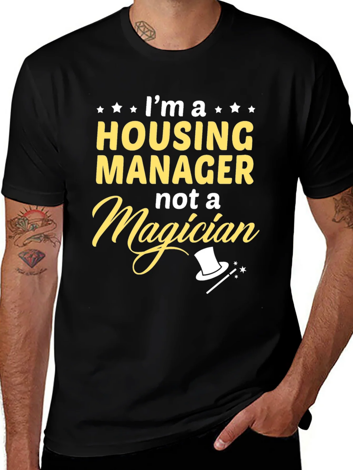 Housing Manager Not a Magician Graphic Tee product image 1