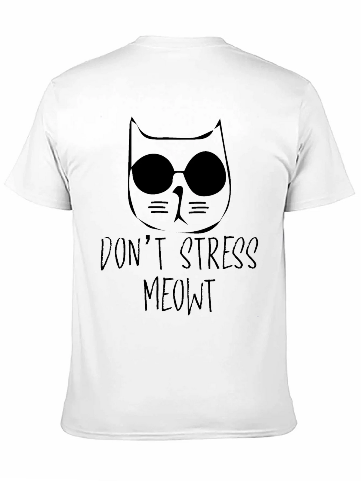 Dont Stress Meowt Black T-Shirt product image 10