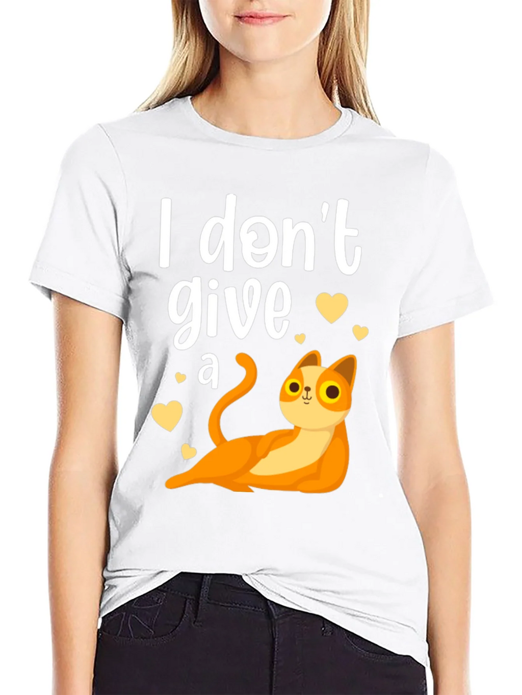 I Dont Give a Cat Tee product image 8