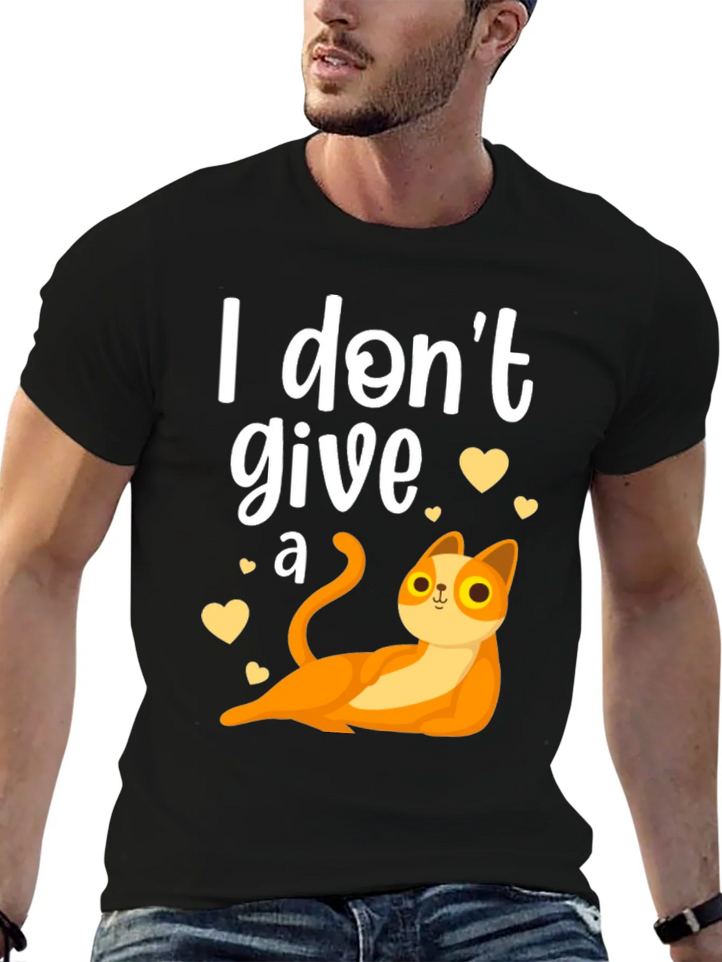 I Dont Give a Cat Tee product image 6