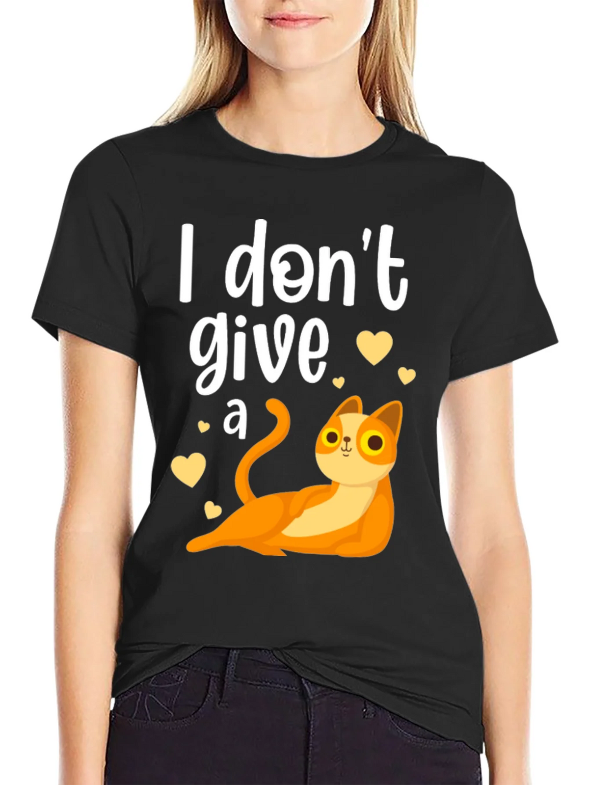 I Dont Give a Cat Tee product image 2