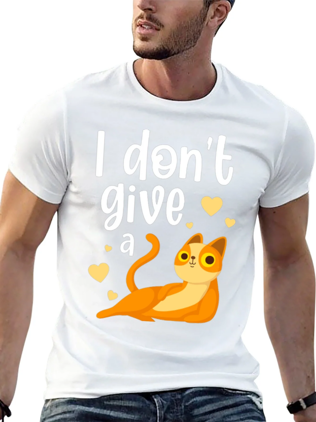 I Dont Give a Cat Tee product image 12
